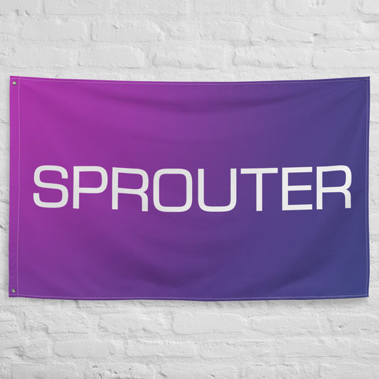 Sprouter 'More Social, Less Media' Flag