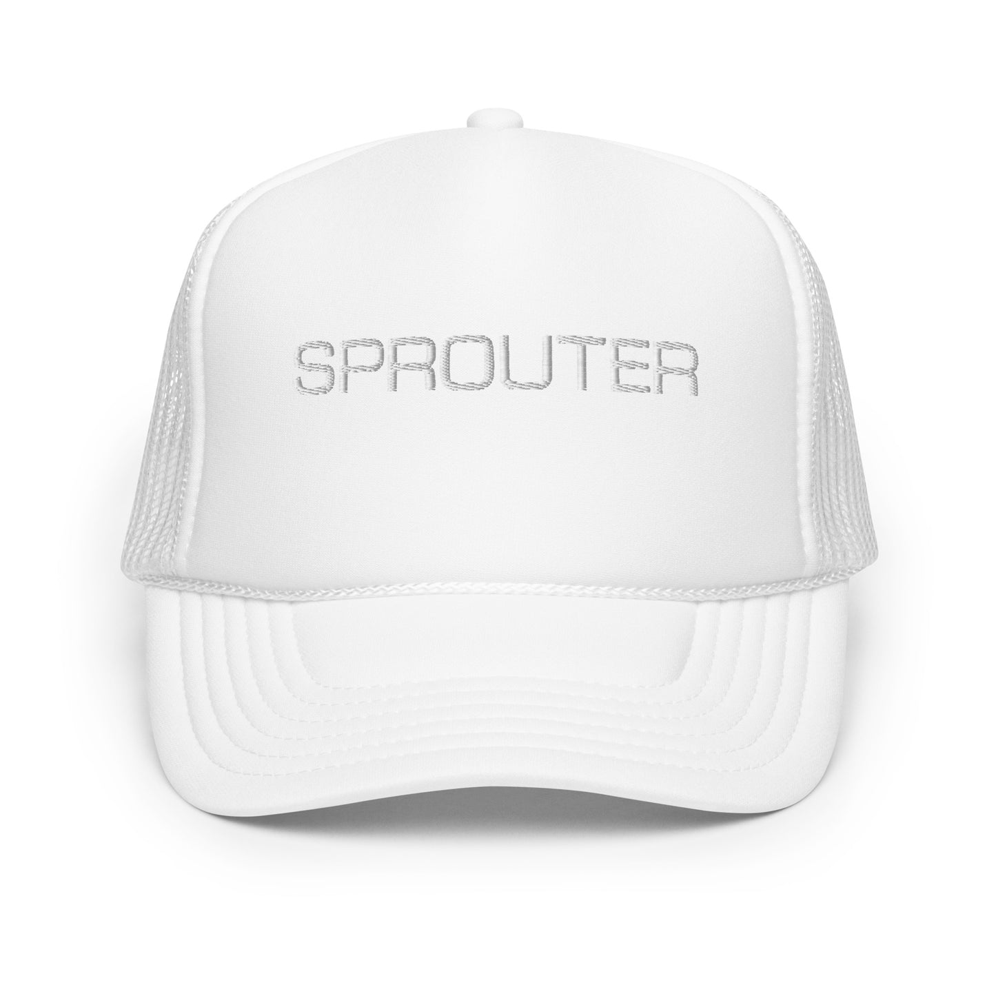 Sprouter All-White Trucker Hat